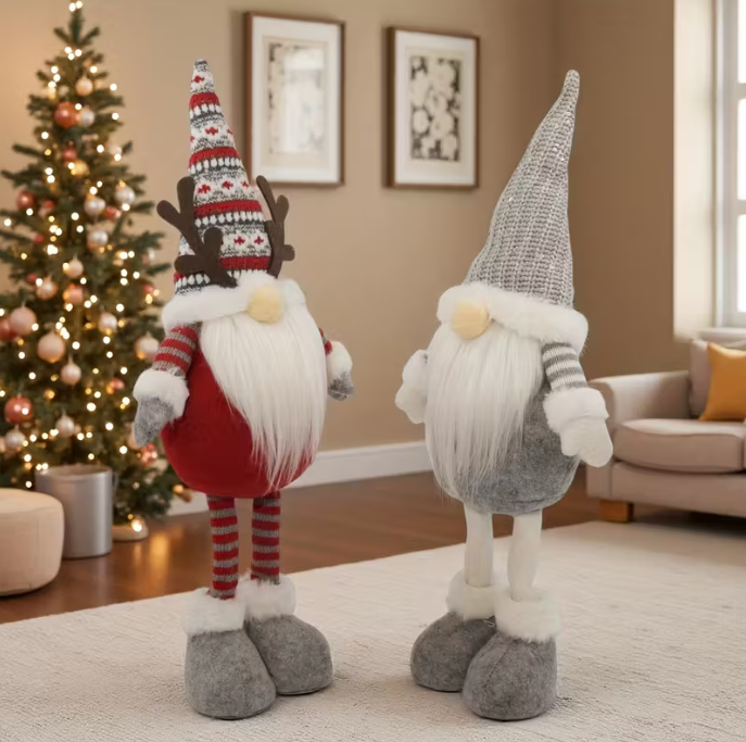 Skrzat Krasnal Świąteczny Gnom 52 cm